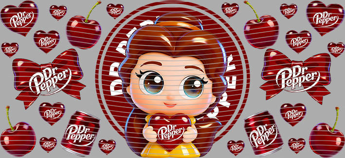 16oz Disney style-D-1826